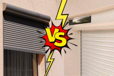 difference de prix volet solaire élecrtique