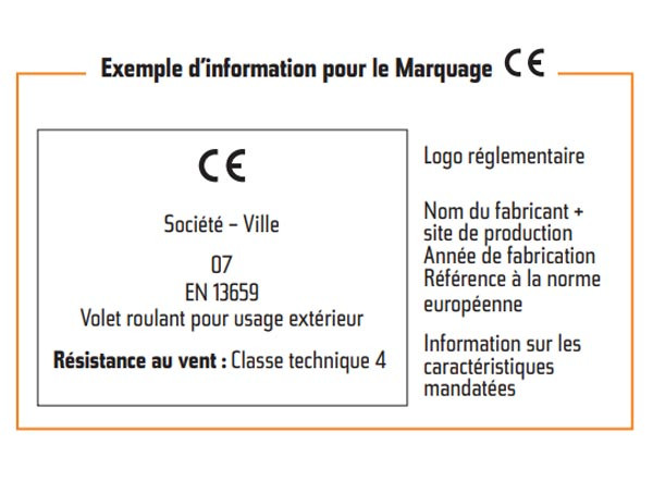 etiquette ce volet roulant solaire